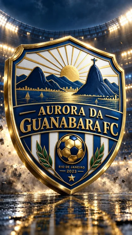 Escudo 3D Aurora da Guanabara FC